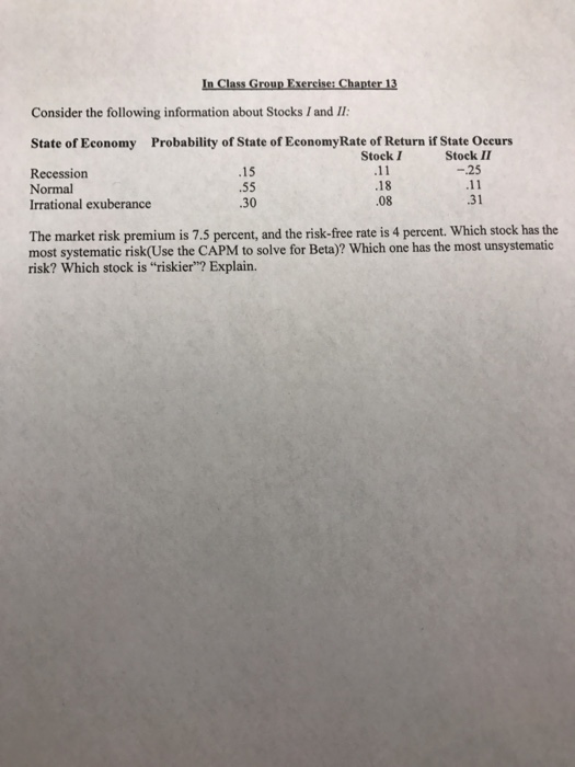 solved-consider-the-following-information-about-stocks-i-and-chegg