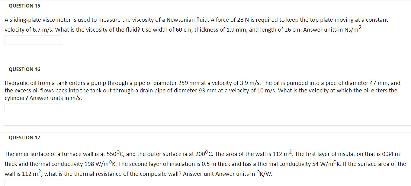Solved QUESTION 15 A slidingplate is used to