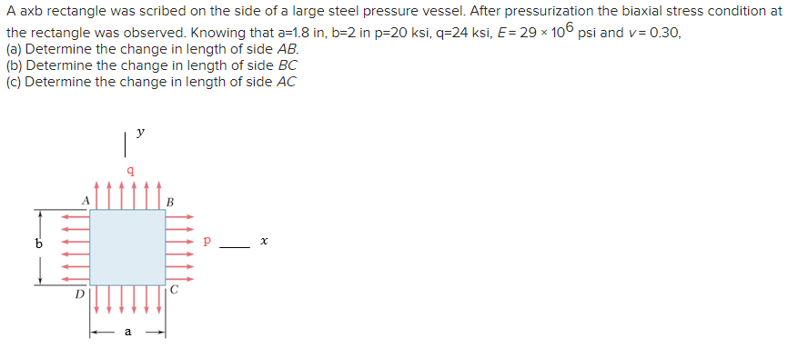 Solved A axb rectangle was scribed on the side of a large | Chegg.com