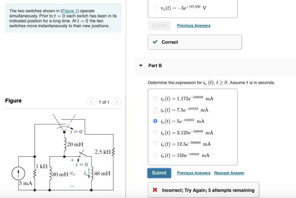 Solved \begin{tabular}{ll|l} The two switches shown in & l | Chegg.com