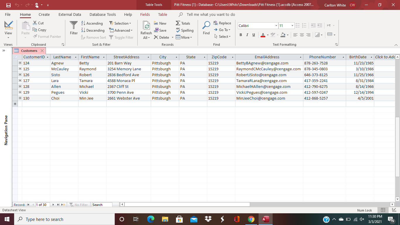 Solved Write the SQL code for the following: List the class | Chegg.com