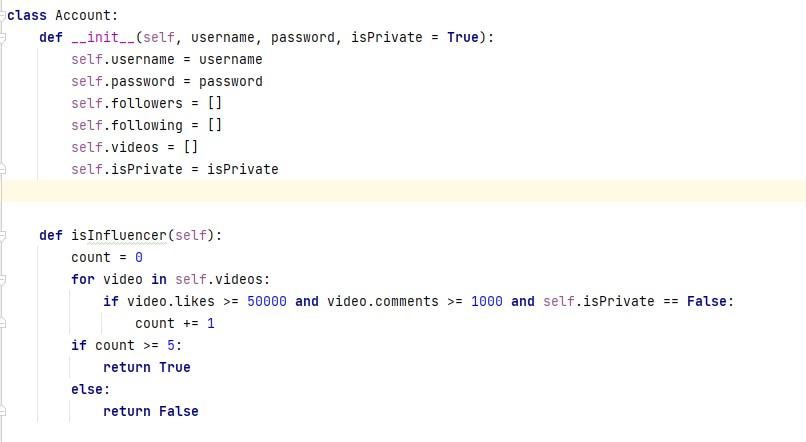 Solved need help with the getInfluencer method!! video | Chegg.com