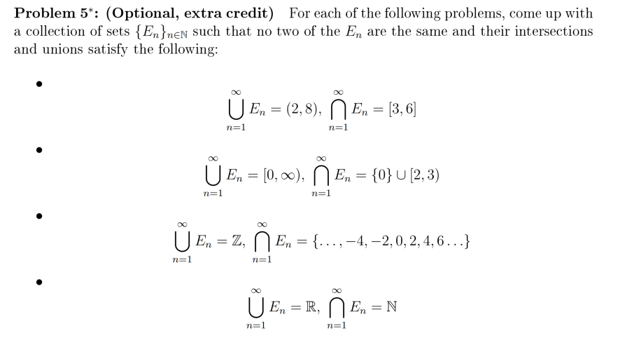 Solved Problem 5*: (Optional, extra credit) For each of the | Chegg.com
