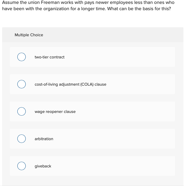 Solved If Freeman violates the terms of its labormanagement