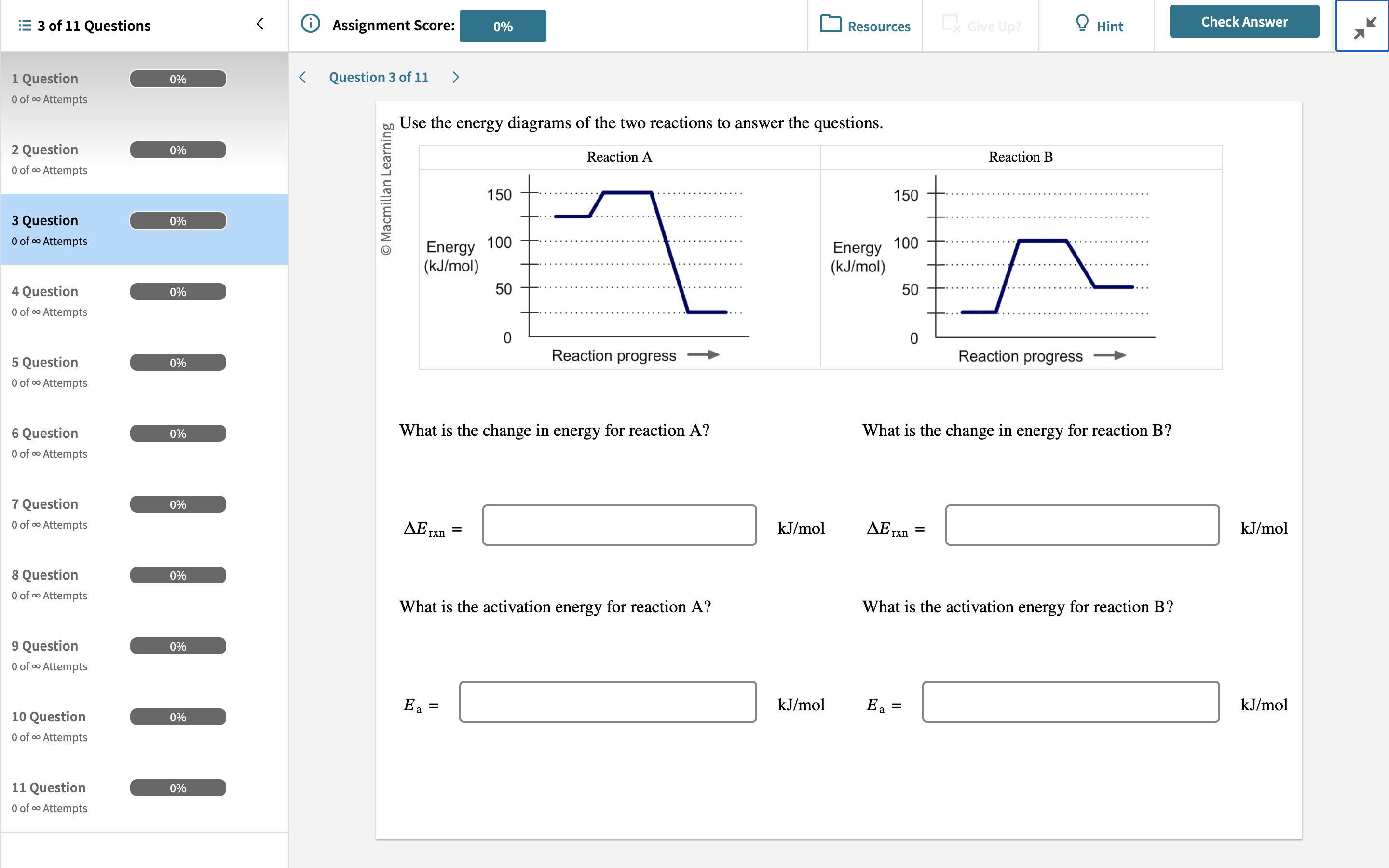 Solved Use the energy diagrams of the two reactions to | Chegg.com