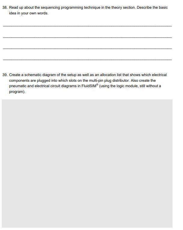Problem description Many sequences in automation | Chegg.com
