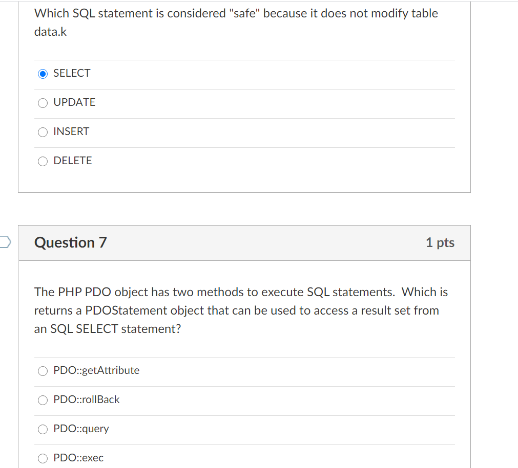 Solved The statement can be used in a SQL statement to add a | Chegg.com