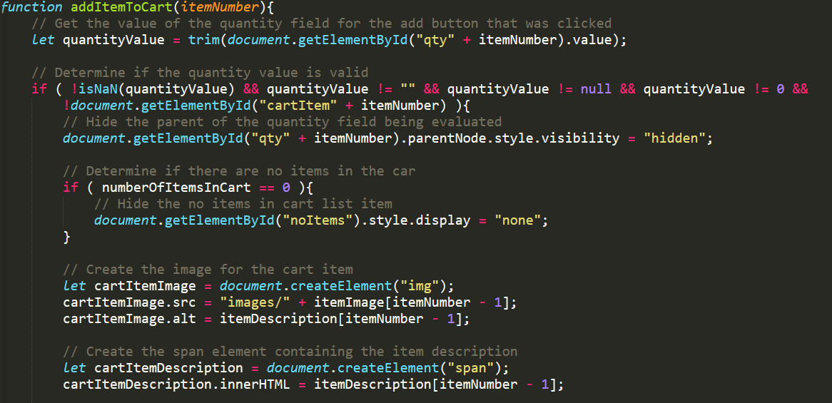 Web Dev Order Form Order Products Cart No items in | Chegg.com