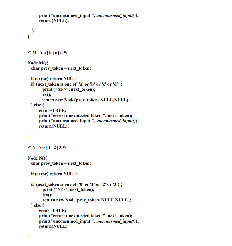 Now, we are going to generate an abstract syntax tree | Chegg.com