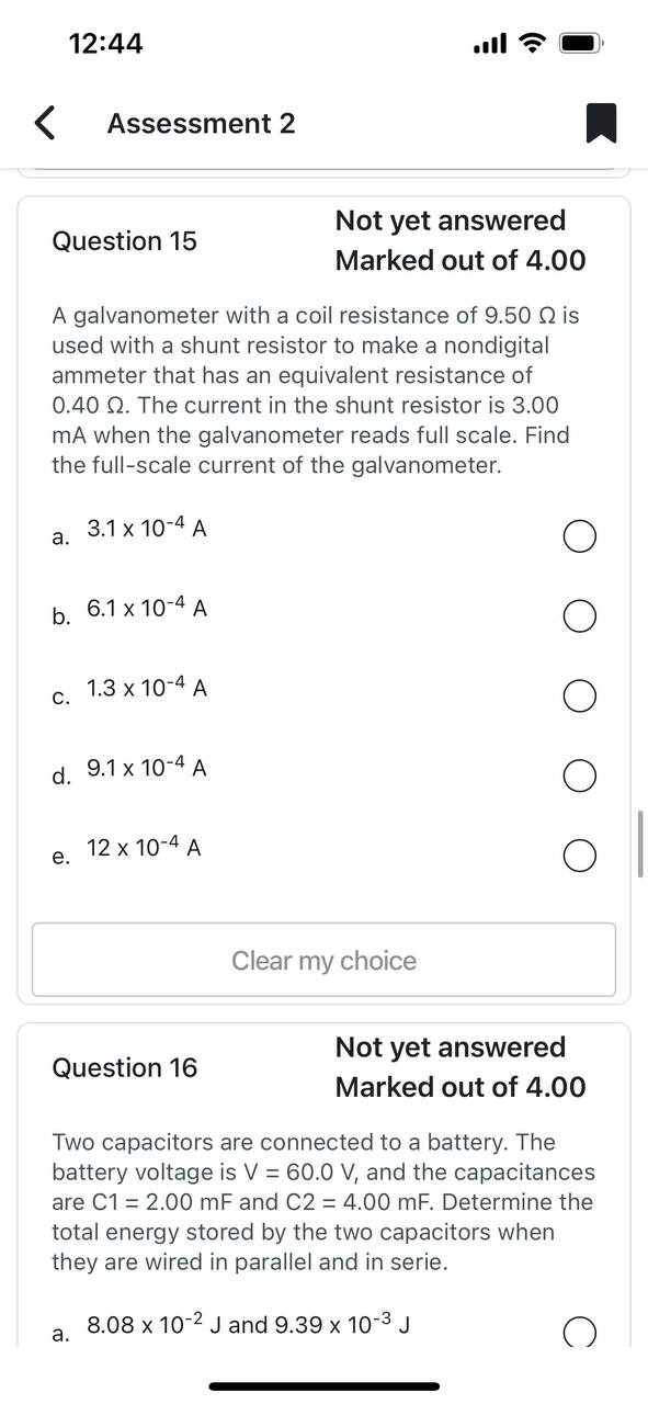 Solved A galvanometer with a coil resistance of 9.50Ω is | Chegg.com