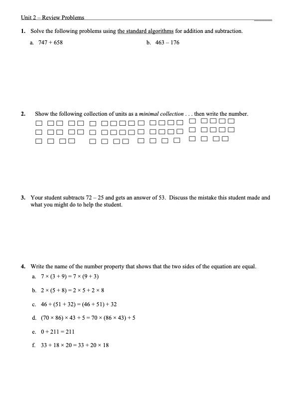 Solved 1 Solve The Following Problems Using The Standard Chegg