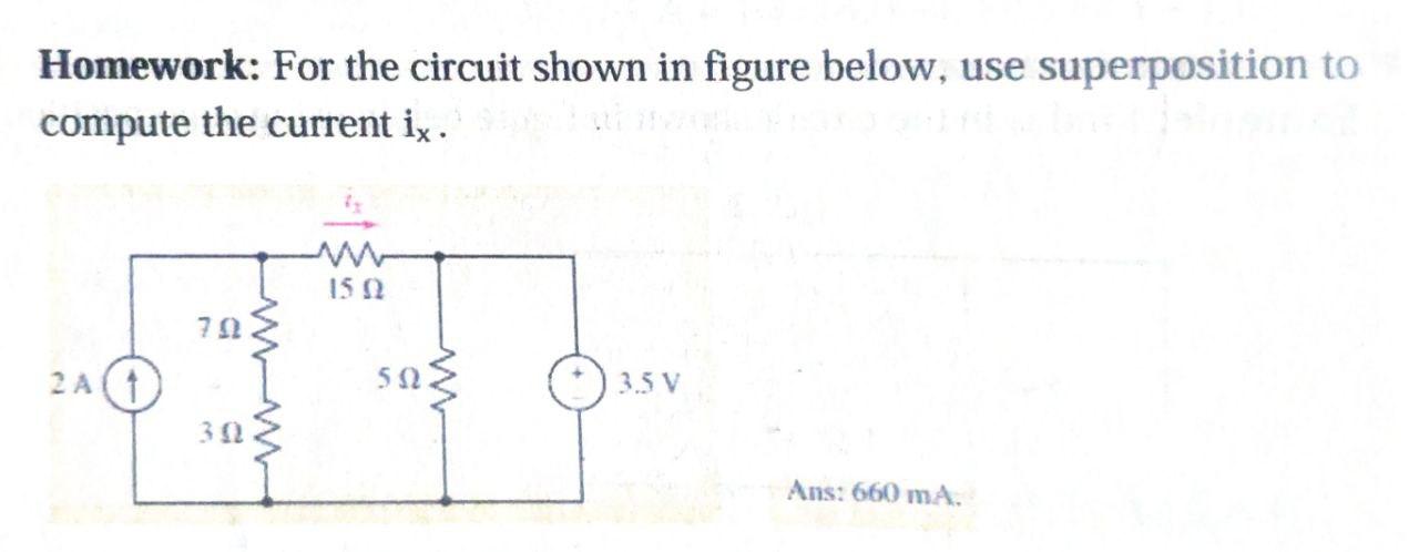 Solved Homework: For The Circuit Shown In Figure Below, Use | Chegg.com