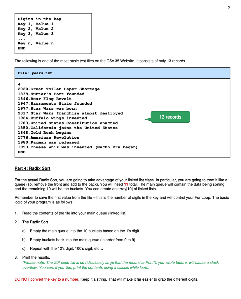 Computer Science 130: Data Structures and Algorithm | Chegg.com