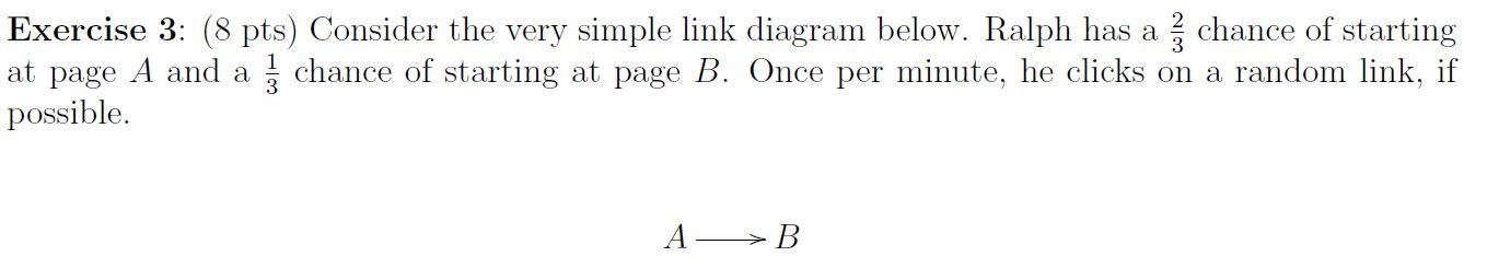 Solved Exercise 3 8 Pts Consider The Very Simple Link