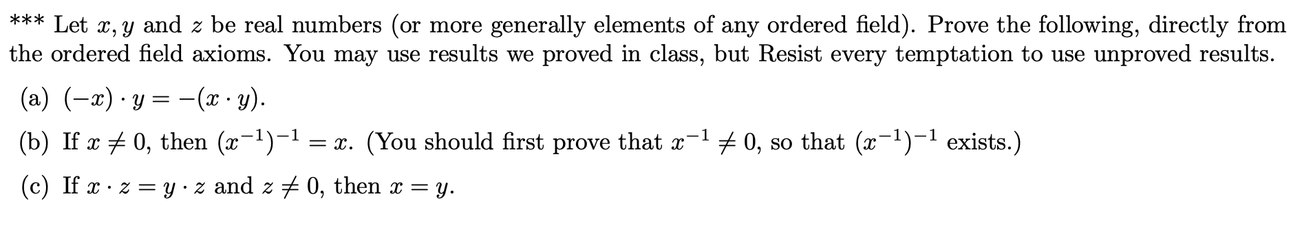 Solved Indicate What Is Wrong With The Following “proof”. | Chegg.com