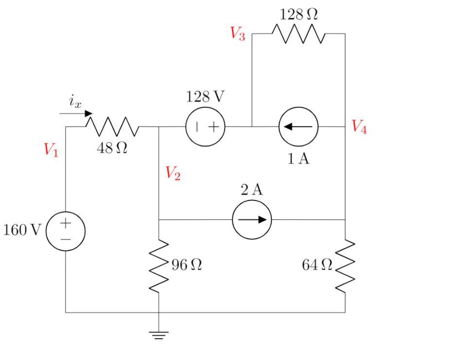 Solved 128 12 V: M Ig 128 V 