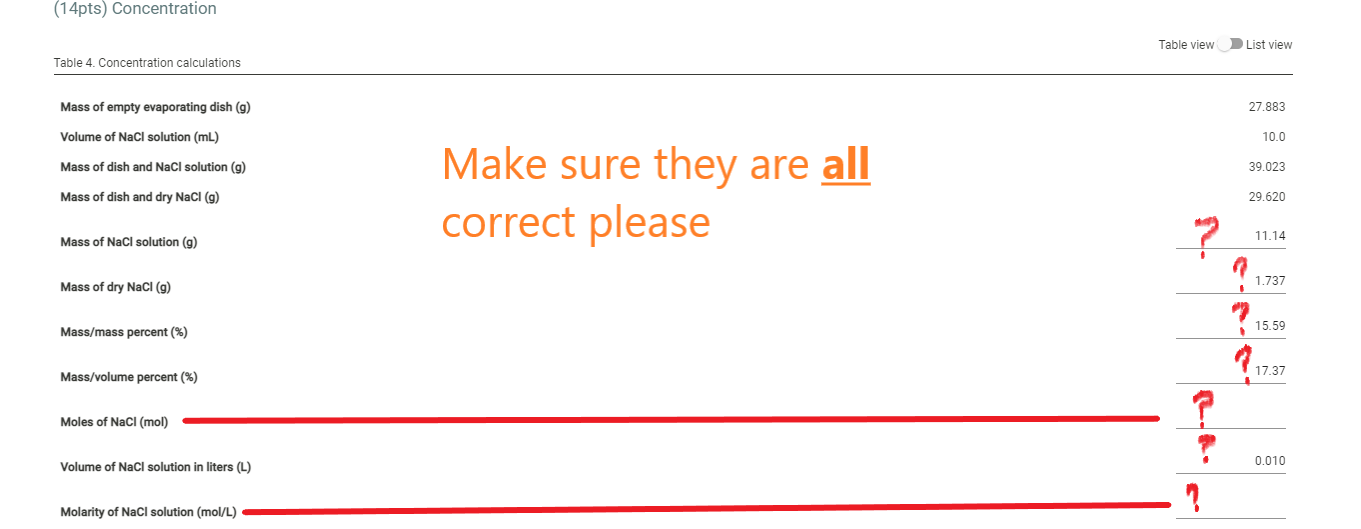 Solved Please only answer if you can check all my answers | Chegg.com