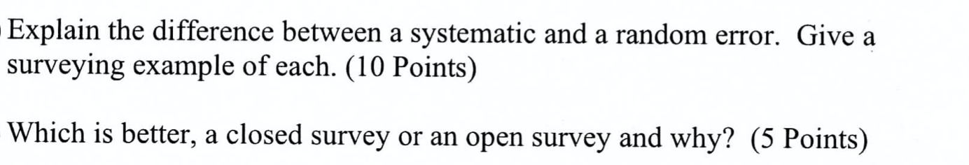 Solved Explain the difference between a systematic and a | Chegg.com