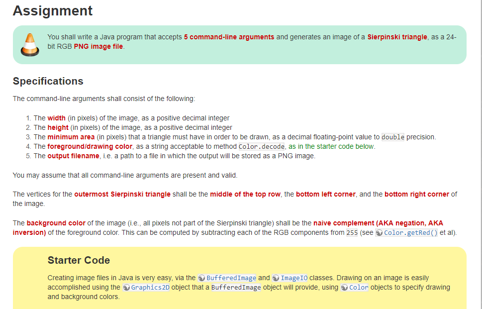 Solved Assignment You shall write a Java program that | Chegg.com