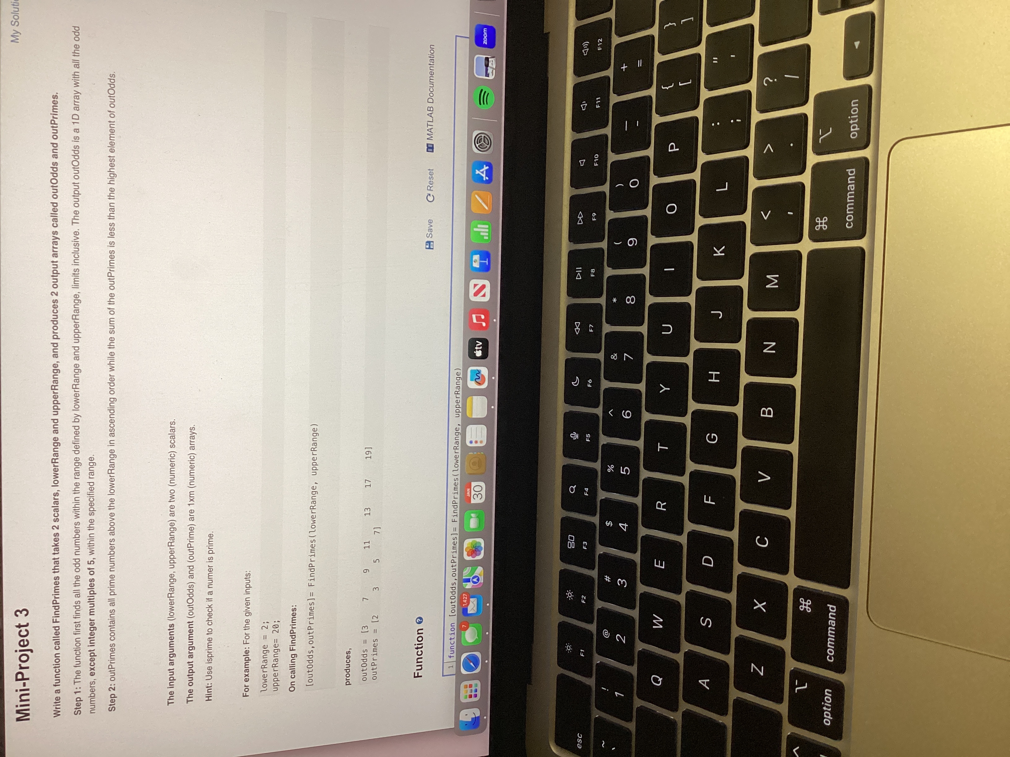 Solved Mini-Project 3Write a function called FindPrimes that | Chegg.com