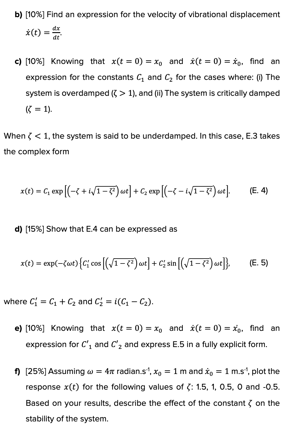 Model 2 Stability 40 Marks The 1940 Tacoma Narrows Chegg Com