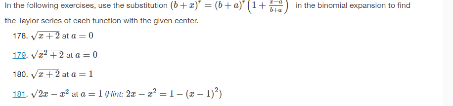 Solved = In The Binomial Expansion To Find In The Following | Chegg.com