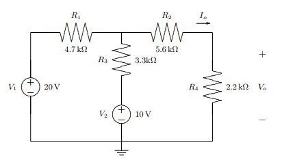 Solved Determine the Thevenin equivalent circuit seen by the | Chegg.com