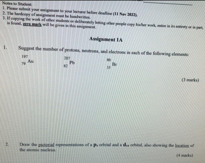 Solved Notes to Student: 1. Please submit your assignment to | Chegg.com