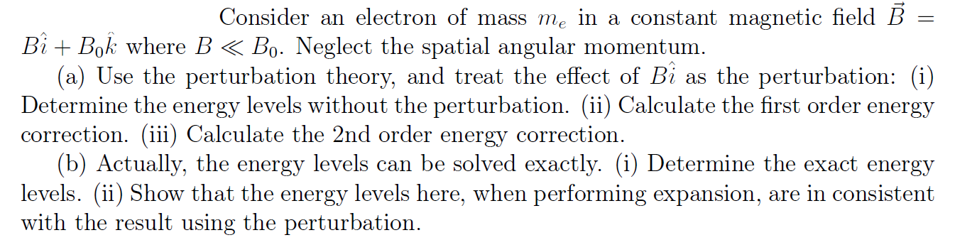 Solved Consider an electron of mass me in a constant | Chegg.com