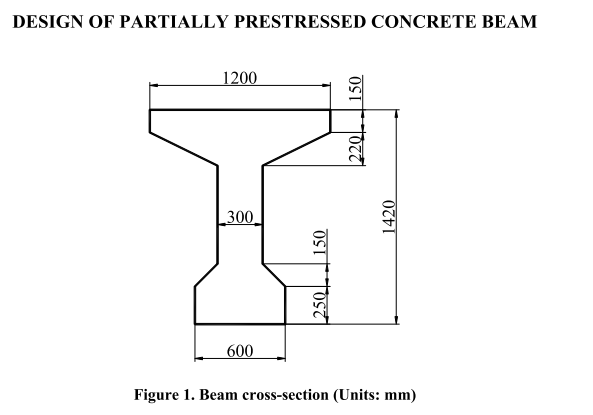 Solved A Simply Supported Post-tensioned Prestressed | Chegg.com