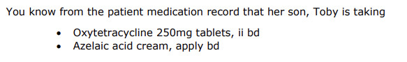Solved You know from the patient medication record that her | Chegg.com