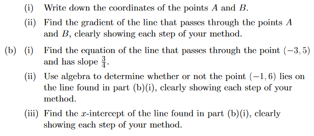 Solved a) Figure 1 shows two points A and B with a straight | Chegg.com