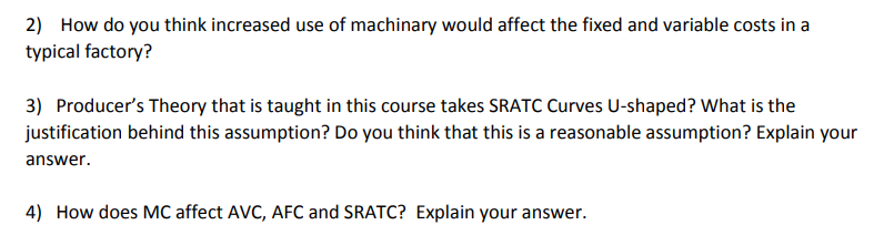 Solved SHORT ANSWER QUESTIONS! Can you please solve all the | Chegg.com