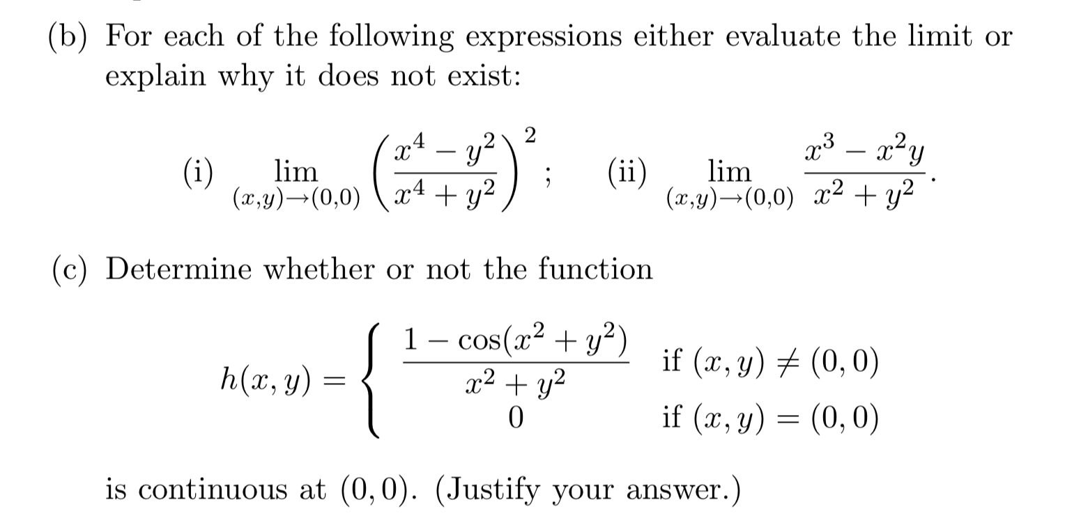 Solved (b) For Each Of The Following Expressions Either | Chegg.com