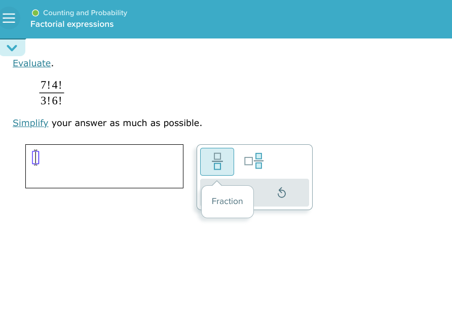 Solved Evaluate 7 4 3 6 Simplify Your Answer As Much As Chegg Solved Evaluate 7 4 3 6 Simplify Your Answer As Much As Chegg