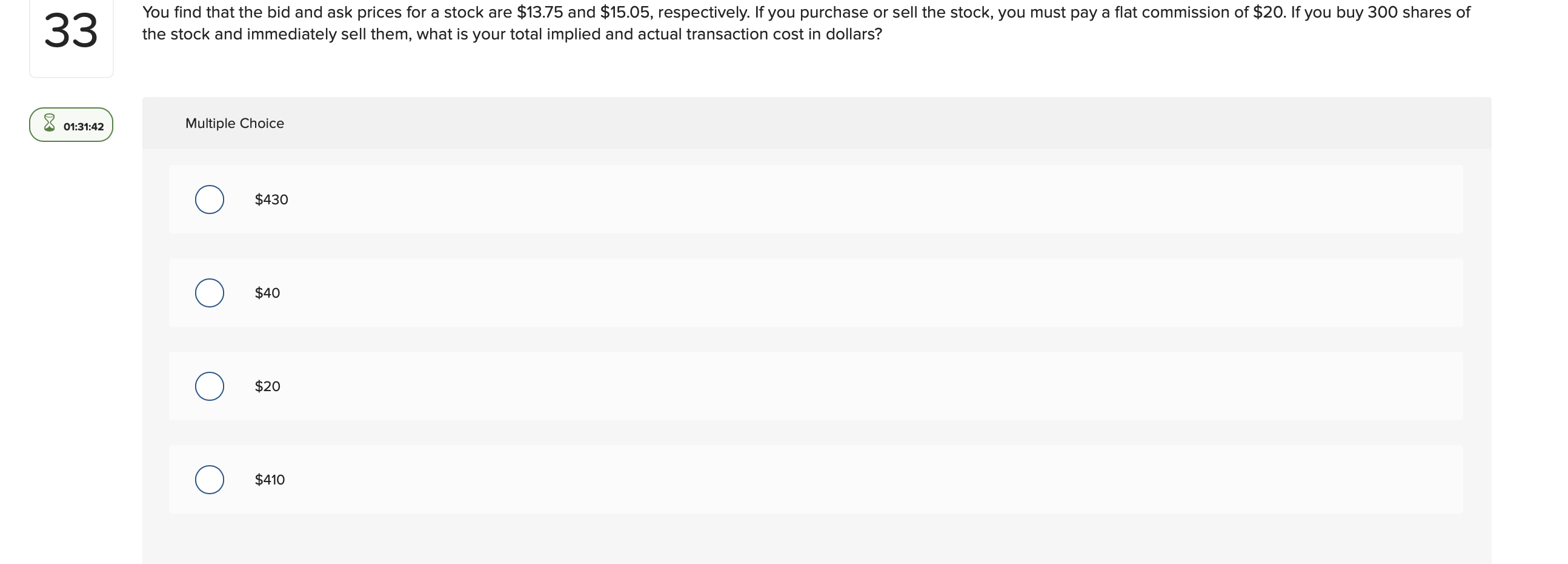 solved-33-you-find-that-the-bid-and-ask-prices-for-a-stock-chegg