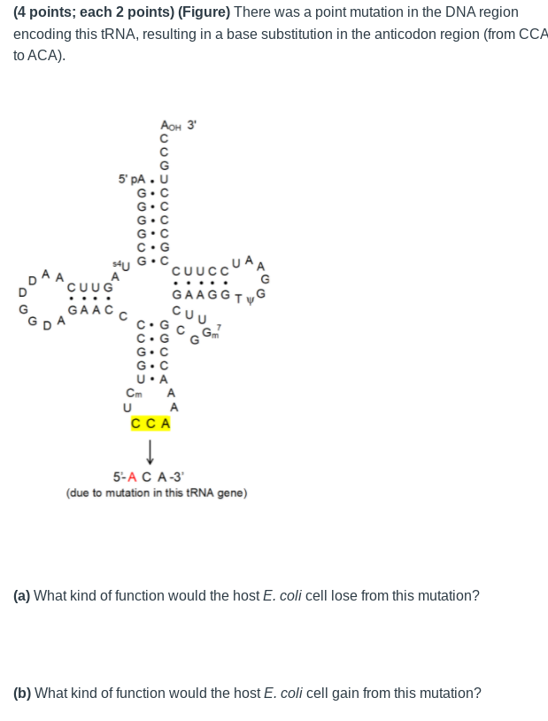 Solved (4 points; each 2 points) (Figure) There was a point | Chegg.com