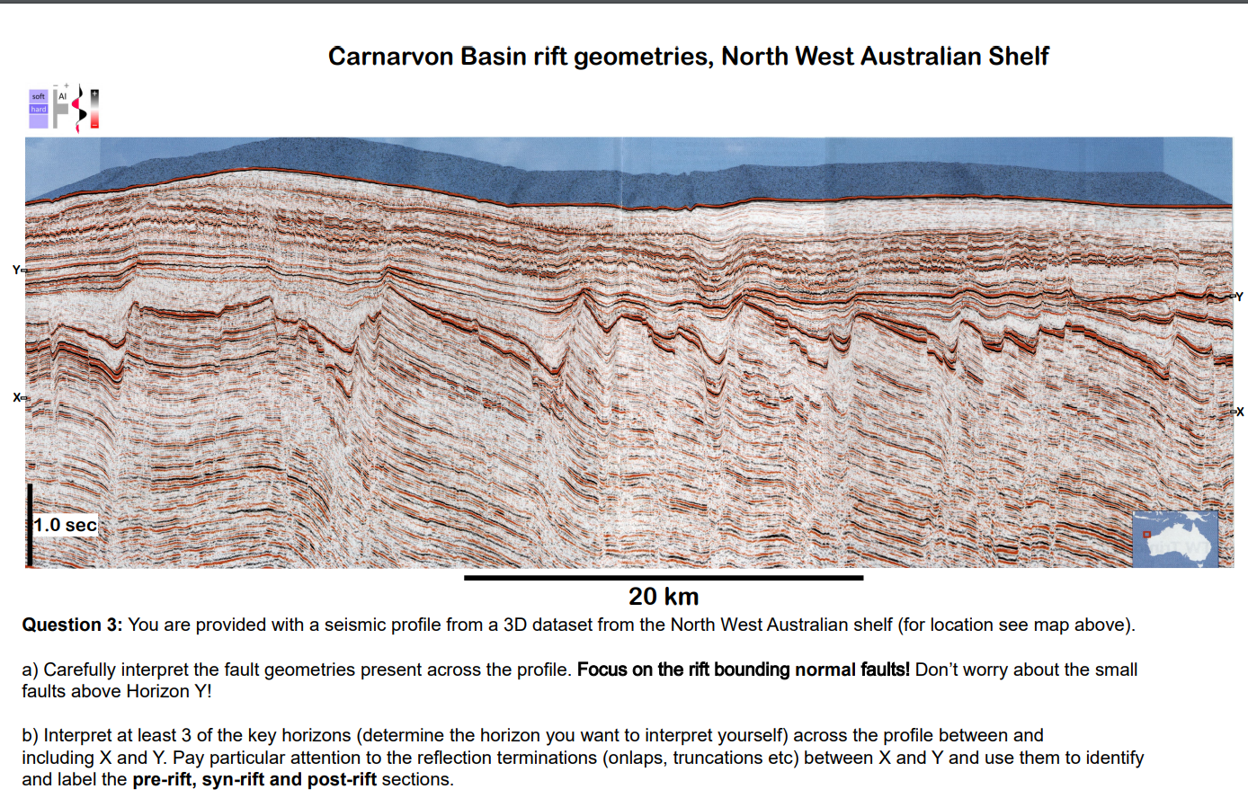 Solved Carnarvon Basin rift geometries, North West | Chegg.com