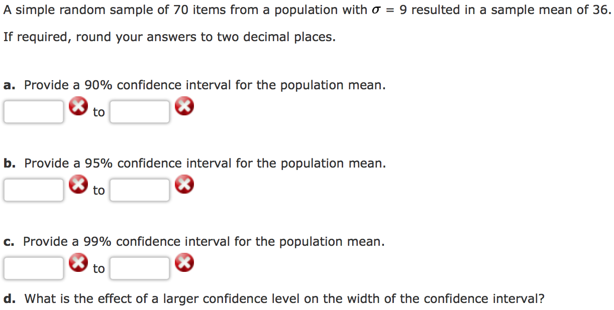 Solved A simple random sample of 70 items from a population | Chegg.com