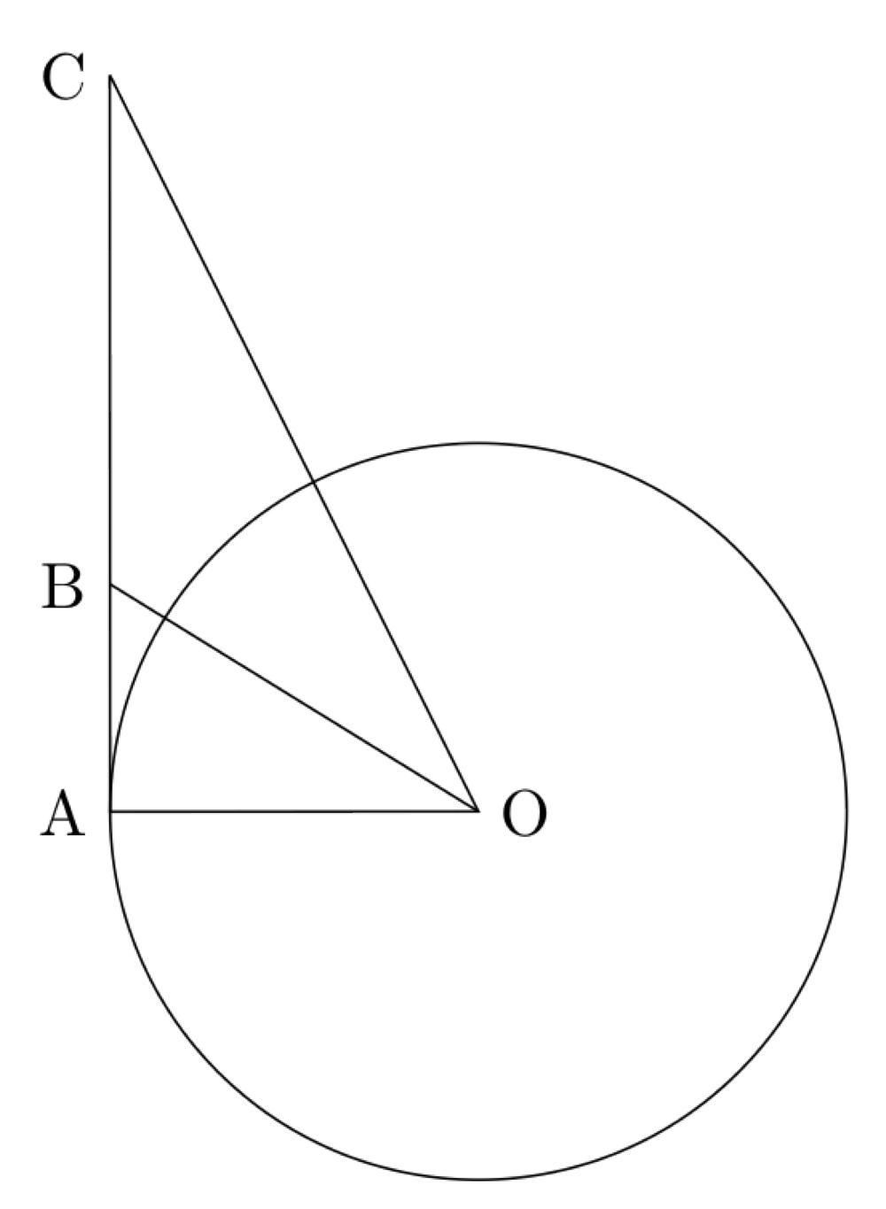 Solved Lemma 1. Consider a circle with center O passing | Chegg.com