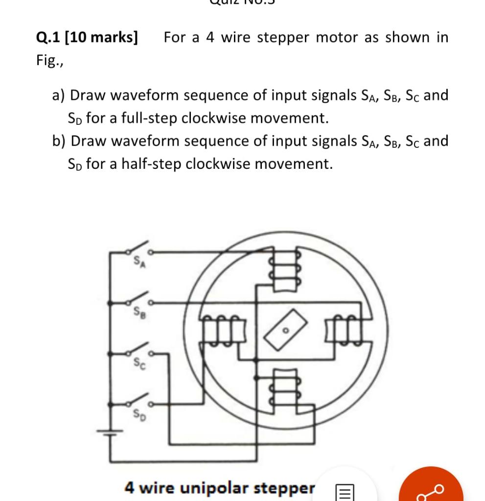 Stepper Motor Wiring 4 Wire