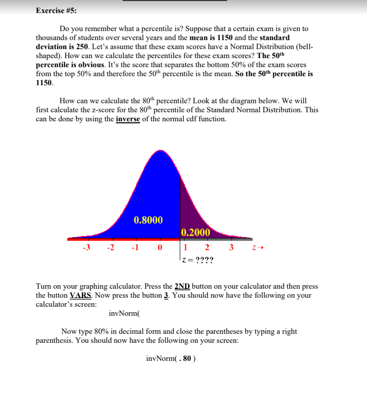 Solved Do you remember what a percentile is? Suppose that a | Chegg.com