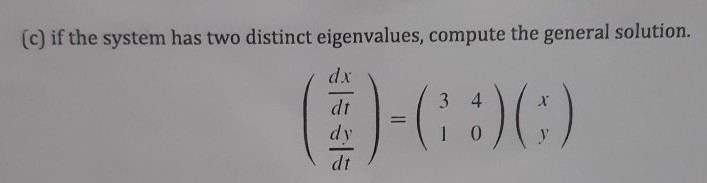 Solved 11. (a) Compute The Eigenvalues; (b) For Each | Chegg.com