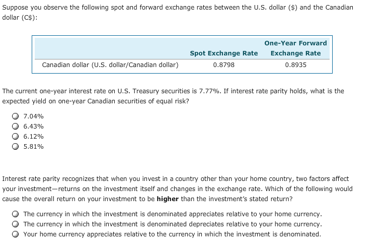 Solved 5 Interest Rate Parity Aa E The Rise Of Global Solved 5 Interest Rate Parity Aa E