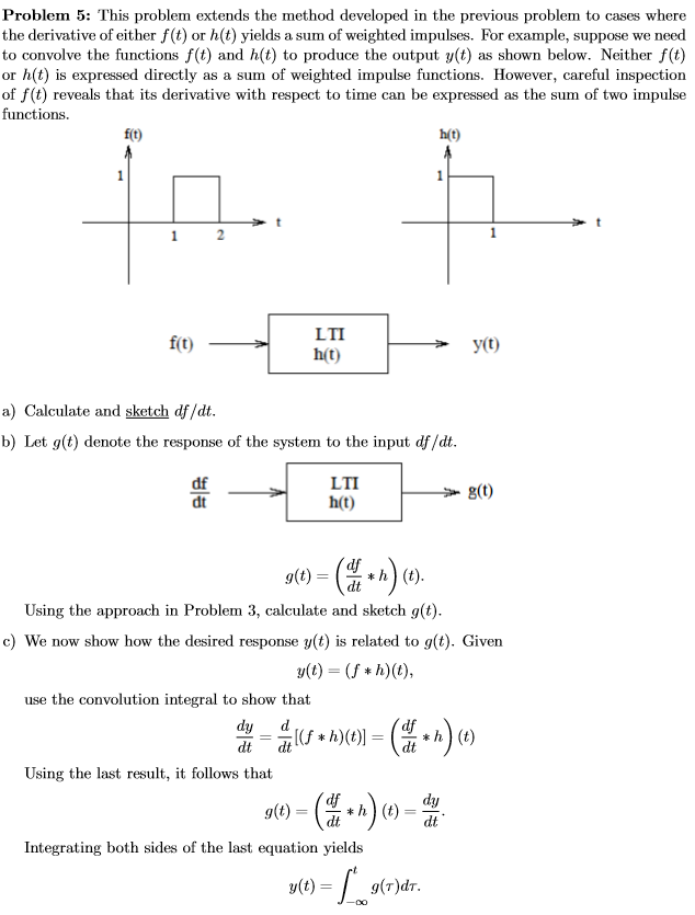 Solved Problem 5: This problem extends the method developed | Chegg.com