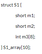 S1 Array Solved For the structure below, assume the array of | Chegg.com
