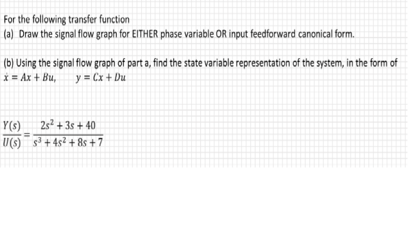 Phase Variable Canonical Form.pdf Solved Draw the signal flow graph for either phase variable | Chegg.com