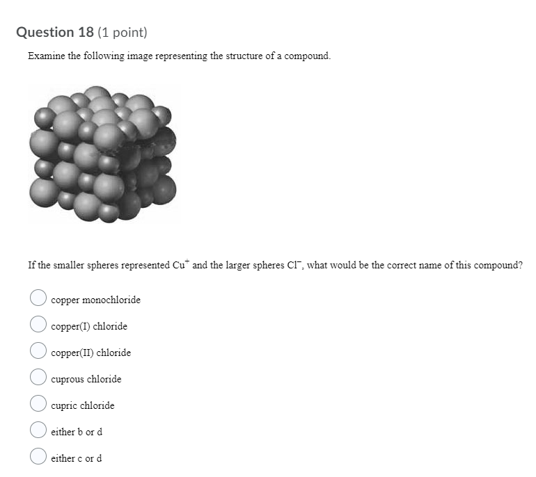Solved Question 18 (1 point) Examine the following image | Chegg.com