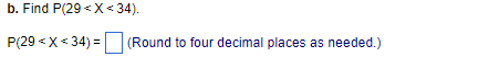 Solved b. Find P(29 | Chegg.com