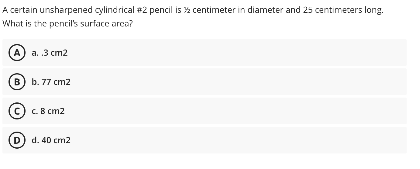 [Solved] A certain unsharpened cylindrical 2 pencil is
